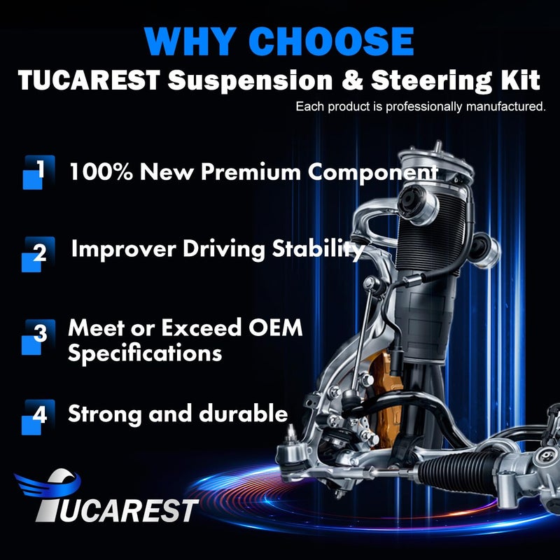 TUCAREST 2Pcs K641226 Left Right Rear Lower Forward Control Arm (Lateral Link Toe Control link) Compatible With 2007-2012 Do-dge Caliber /07-17 Je-ep Compass (w/MK Body Code) 07-17 Patriot Suspension - Image 5